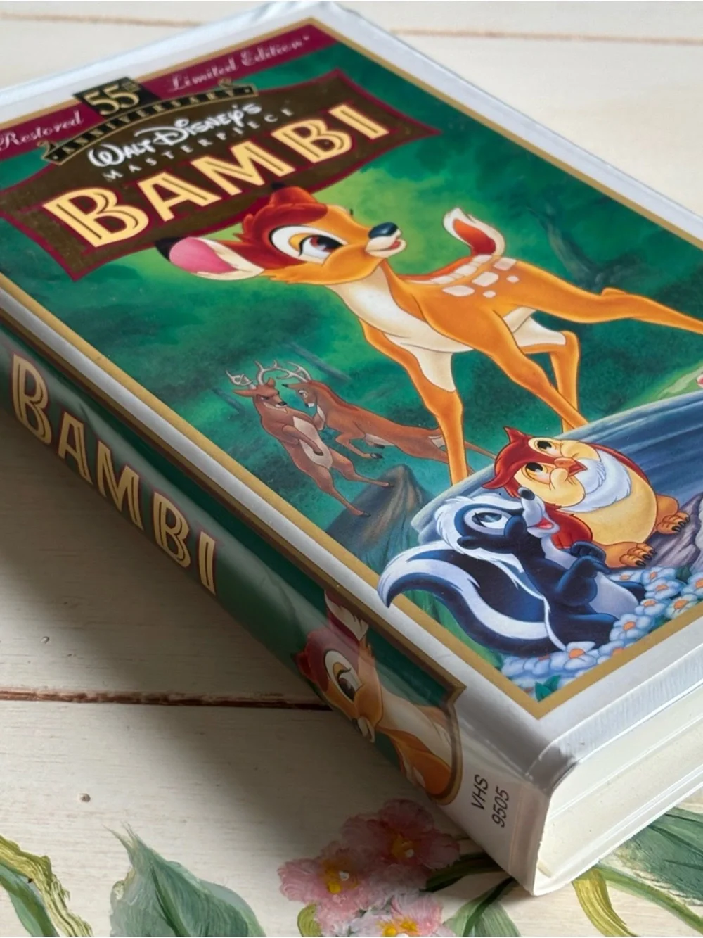 Walt Disney’s Bambi 55th Anniversary VHS - Classic movie for the entire family